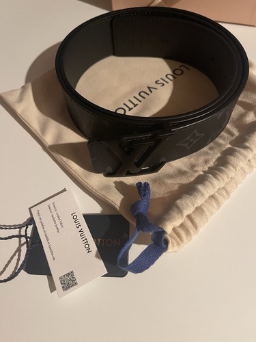 Cinghia iniziali 40mm nero - cinghia, lv